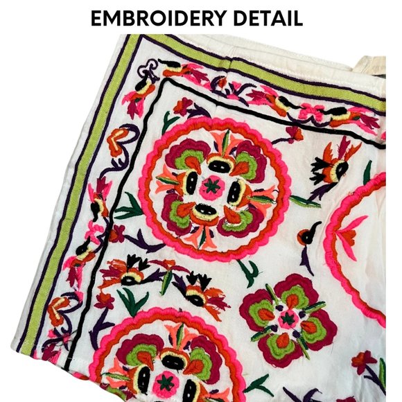 Altar'd State Embroidered Shorts - Size Medium - Picture 2 of 5